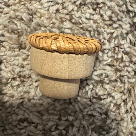 Rustic Wicker drawer knobs -12 - Picture 2 of 2